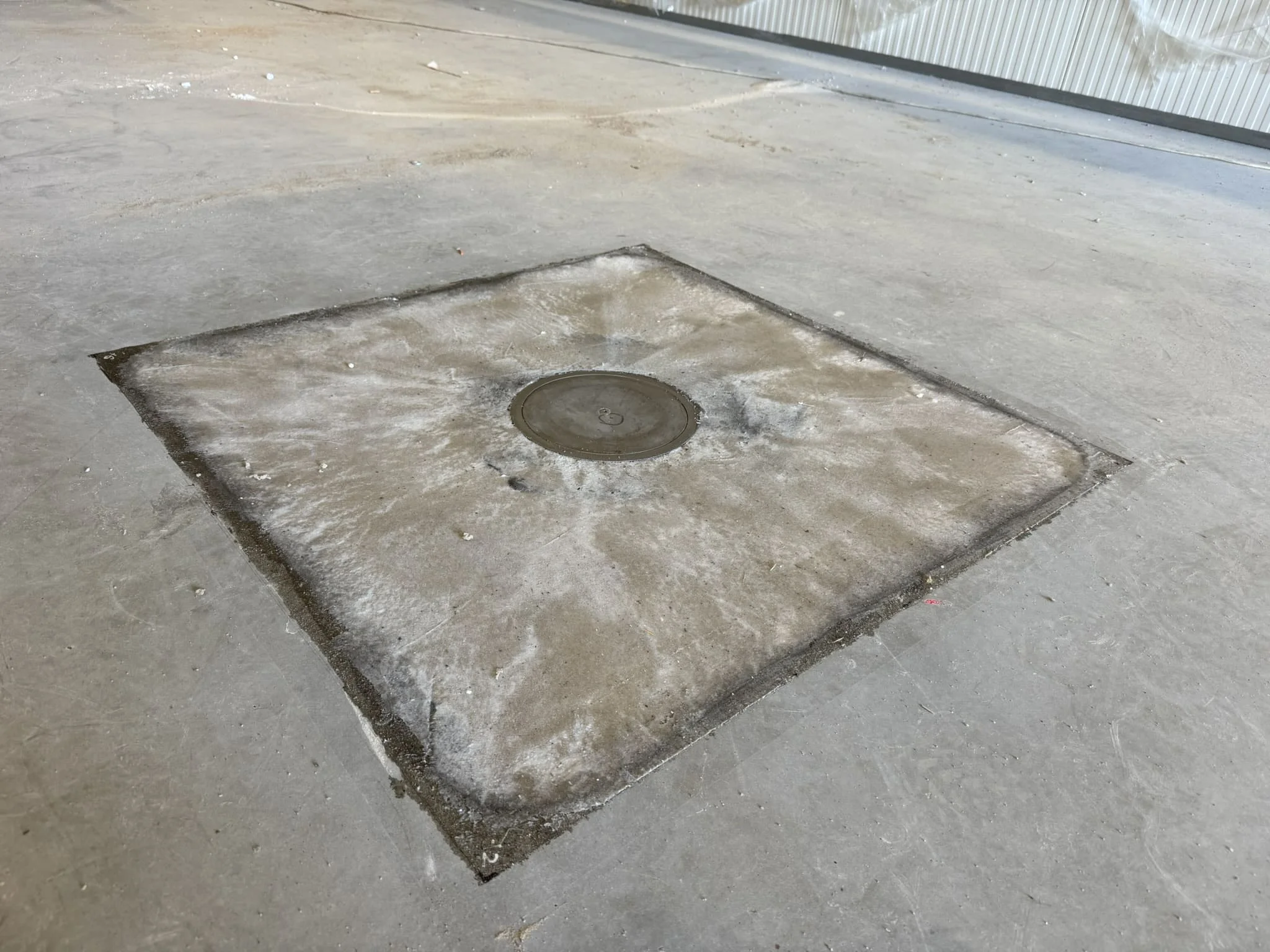 Floor repair - profiling new drains