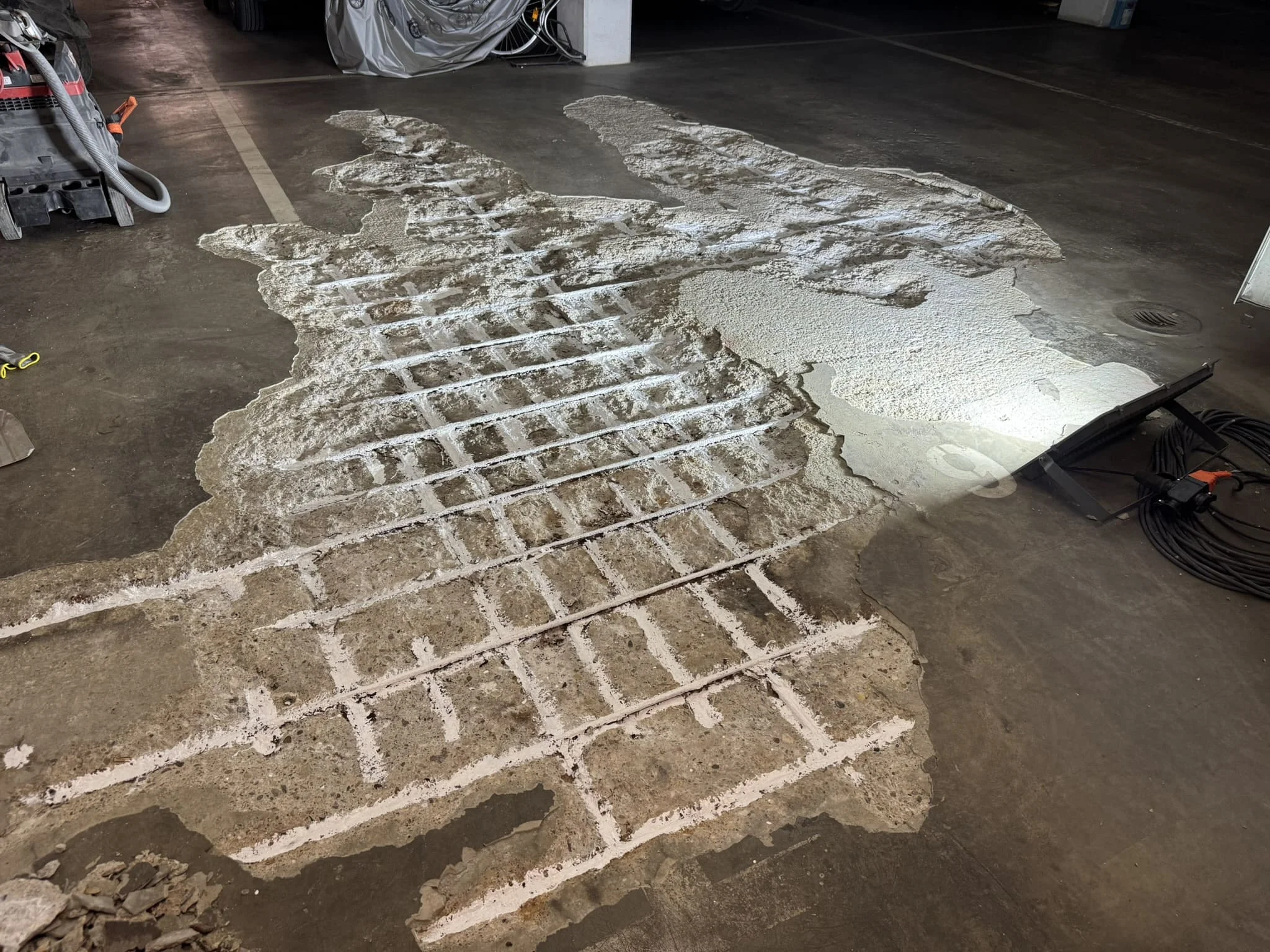 Parking floor repair