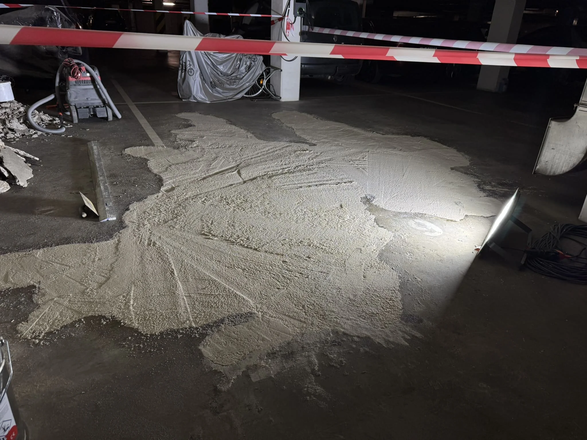 Parking floor repair