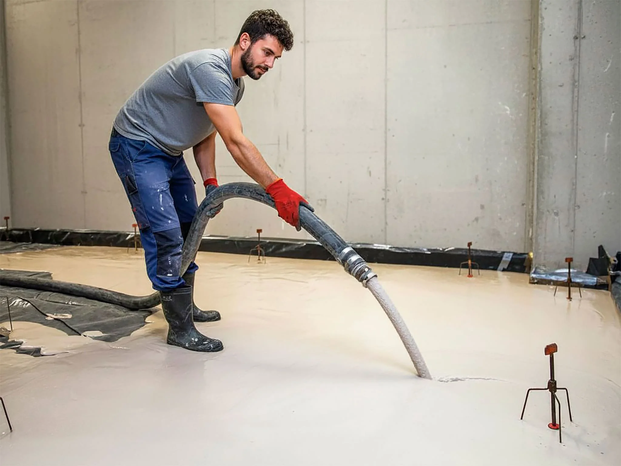 What is anhydrite screed?
