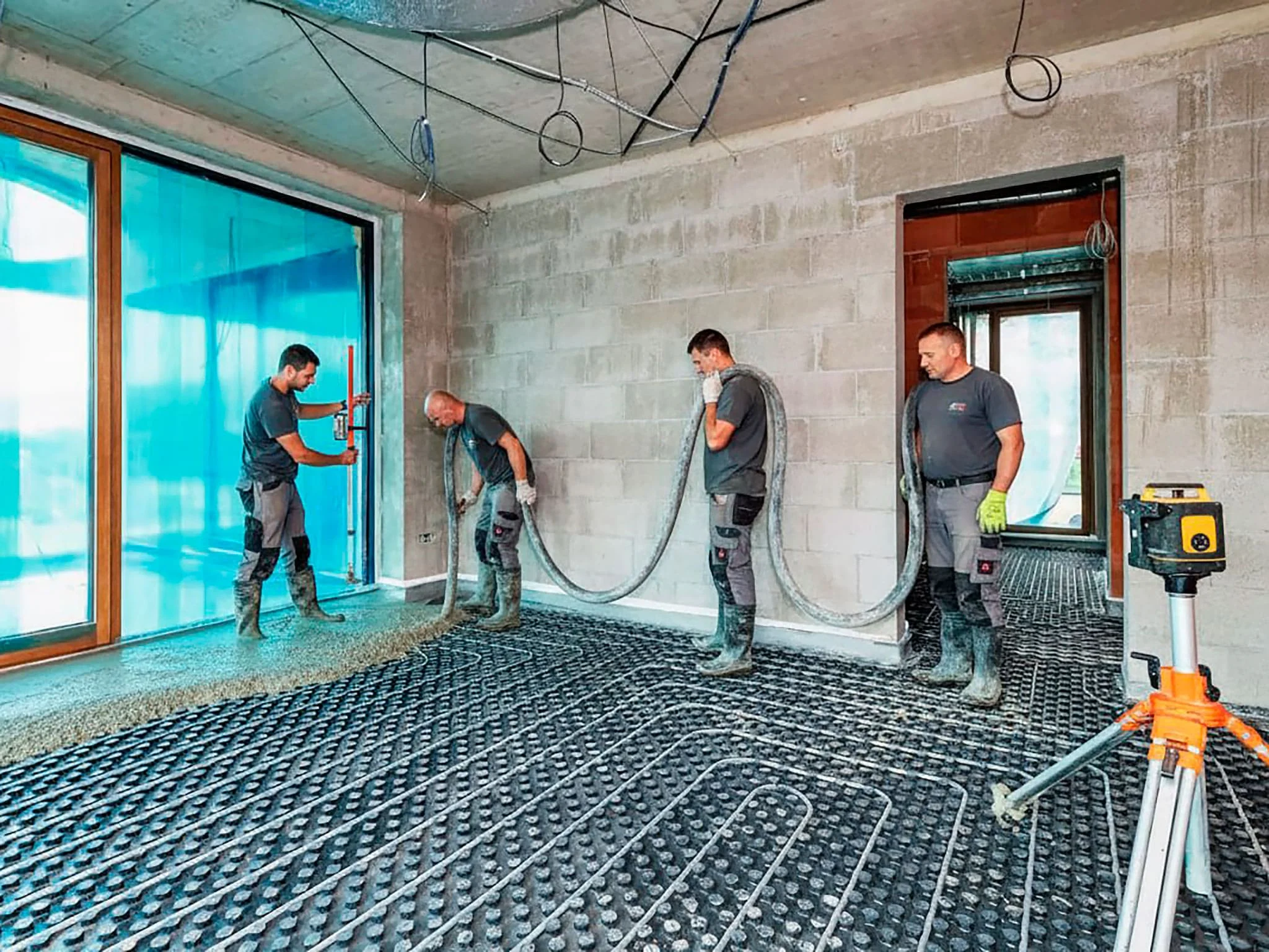 What is anhydrite screed?