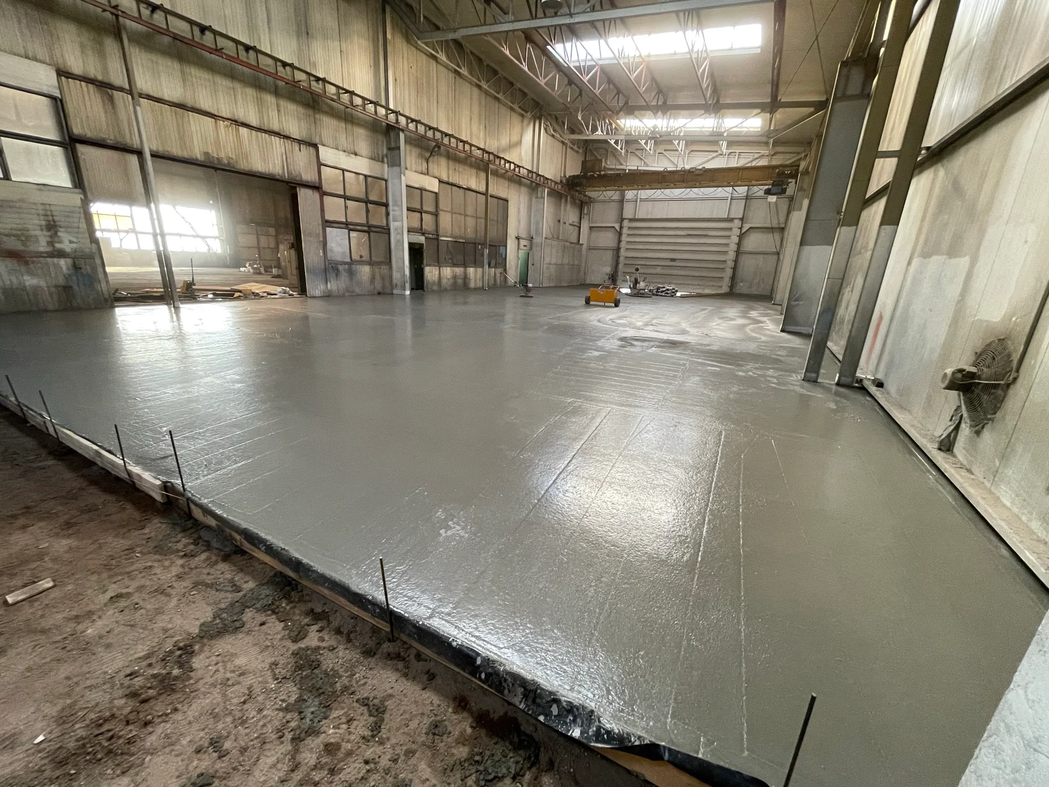 Industrial flooring layers