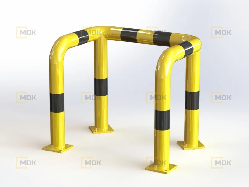 Arched three-sided barrier OPC02 