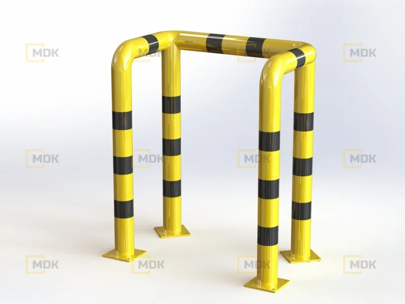 Arched three-sided barrier OPC06