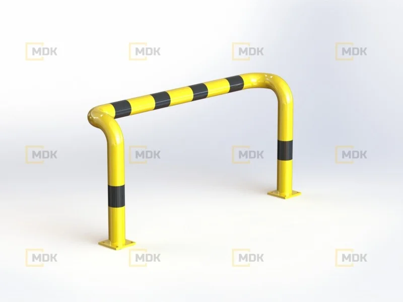 Arched hanging barrier OPS04