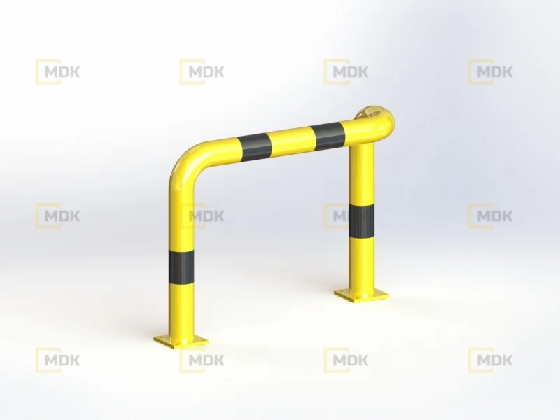 Arched hanging barrier OPS07
